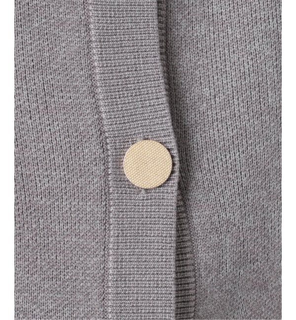 NOBLE「ダブル編みショートカーデ」|カーディガン|