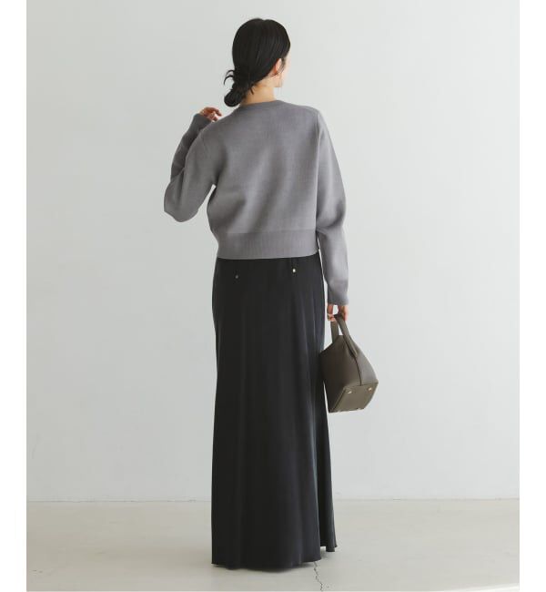 NOBLE「ダブル編みショートカーデ」|カーディガン|