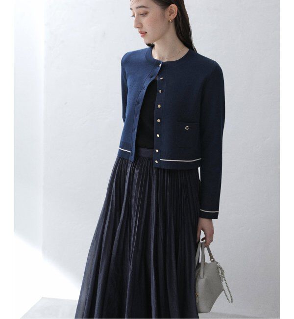  「【洗える】ウォッシャブルスムースカーディガン」|カーディガン|