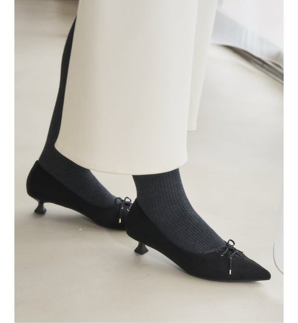  「3.5cmレースアップパンプス」|パンプス|