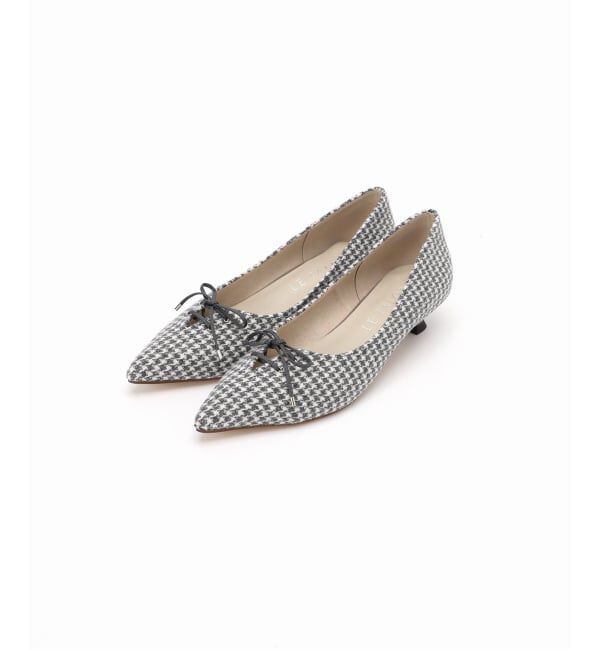  「3.5cmレースアップパンプス」|パンプス|