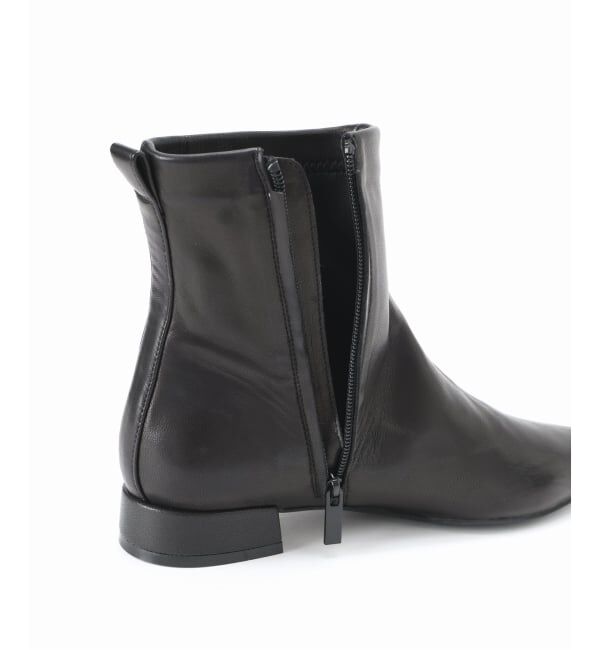 GRISE「GRISEレザーポインテッドソフトフィットショートブーツ」|ショートブーツ|