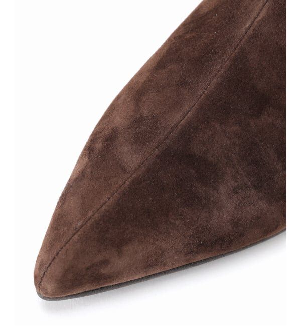 GRISE「GRISEレザーポインテッドソフトフィットショートブーツ」|ショートブーツ|