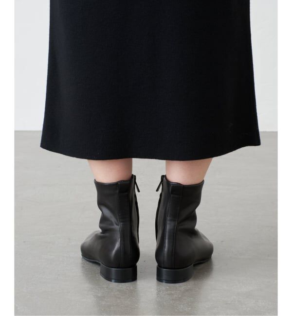 GRISE「GRISEレザーポインテッドソフトフィットショートブーツ」|ショートブーツ|