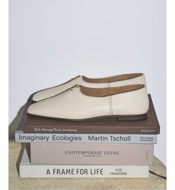 GRISE「GRISEレザースクエアハイバンプフラット」|その他|ナチュラル