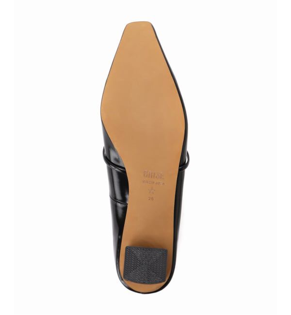 GRISE「GRISE4cmナロースクエアメタルTストラップパンプス」|パンプス|