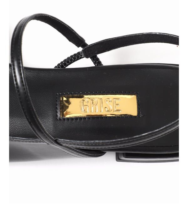 GRISE「《追加》GRISEポインテッドストラップスリングバック」|その他|