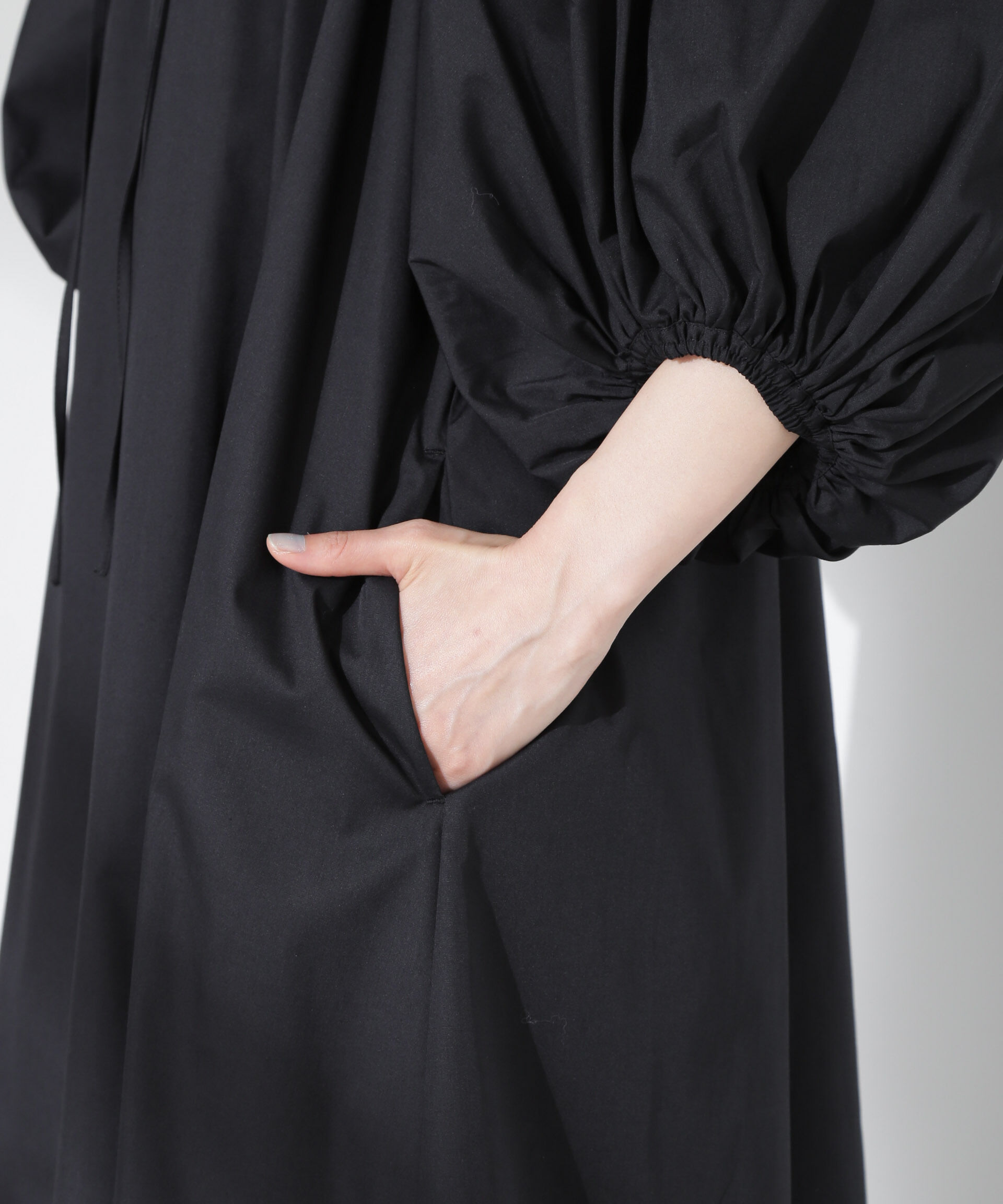 nano･universe「ボリュームギャザーフレアワンピース」|ワンピース|