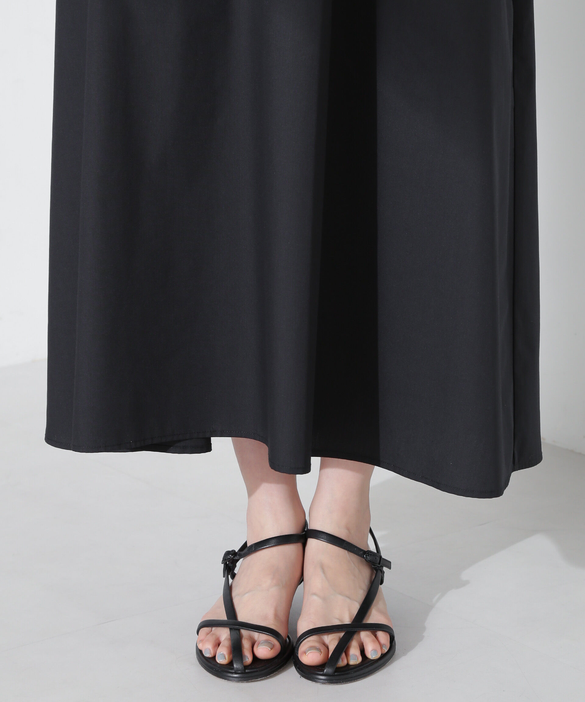 nano･universe「ボリュームギャザーフレアワンピース」|ワンピース|