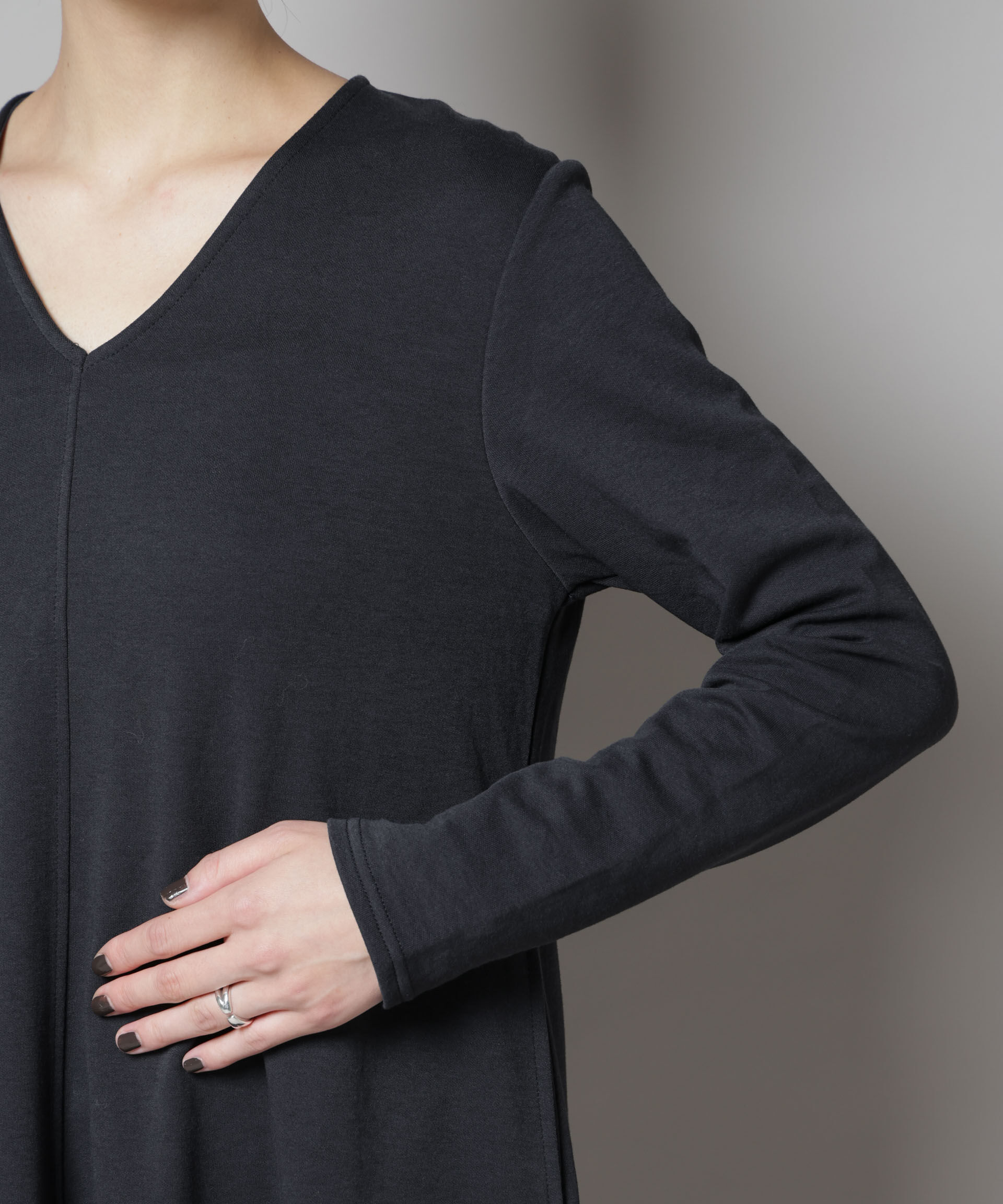 nano･universe「ライトコットンダンボールフレアワンピース」|ワンピース|