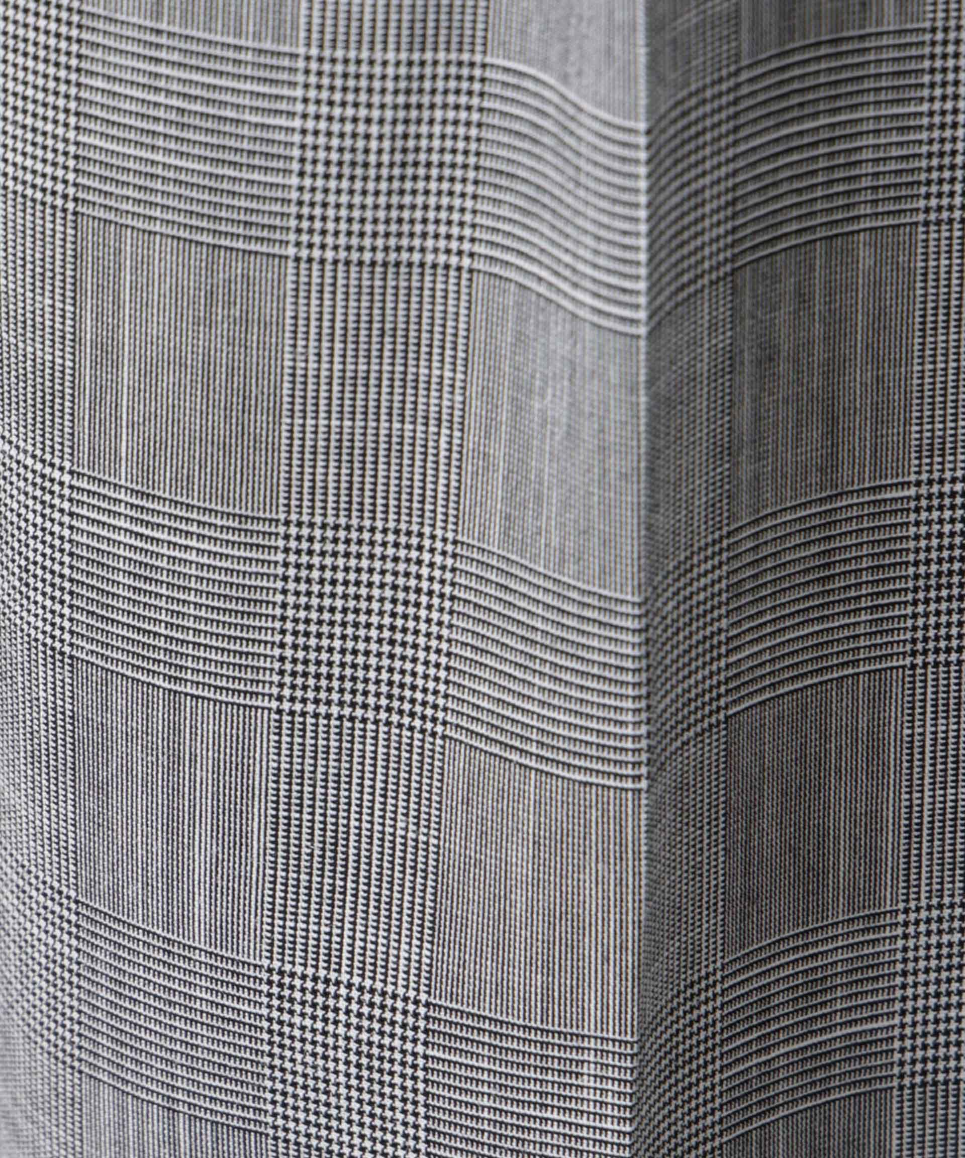 nano･universe「グレンチェックダブルブレストジャケット（セットアップ可）」|テーラードジャケット|