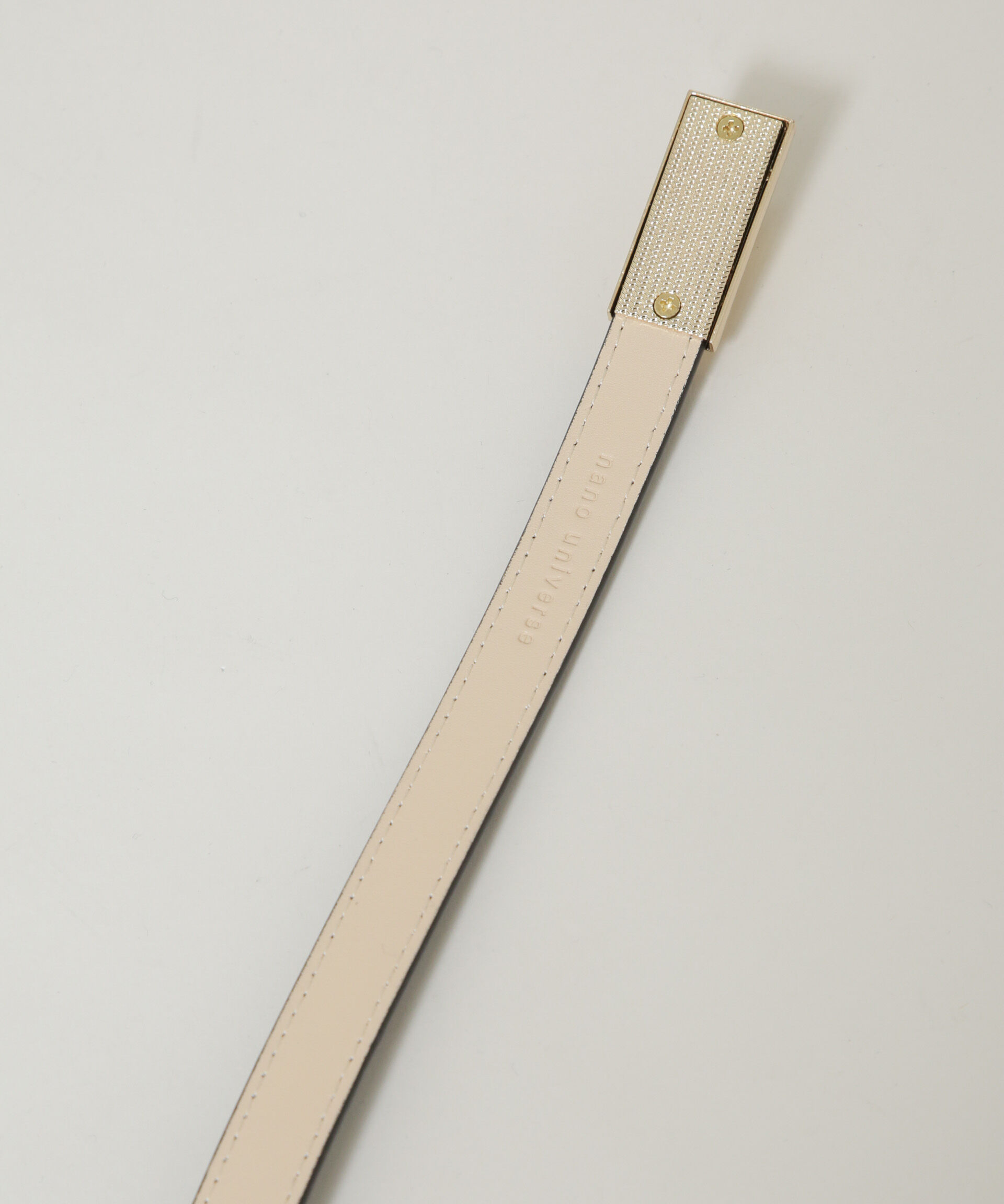 nano･universe「ターンロックレザーベルト」|ベルト|