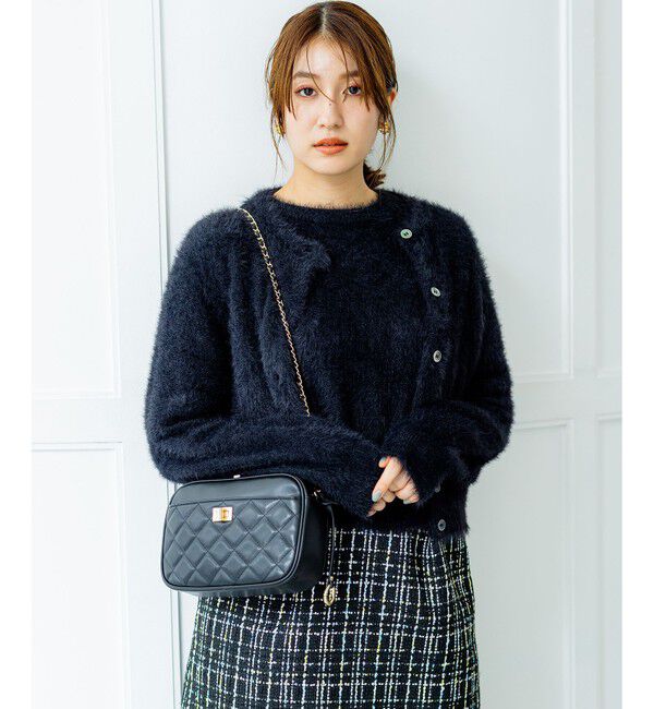 組曲「ナイロンファー カーディガン」|カーディガン|