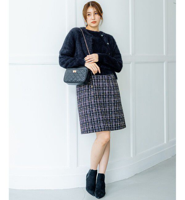 組曲「ナイロンファー カーディガン」|カーディガン|