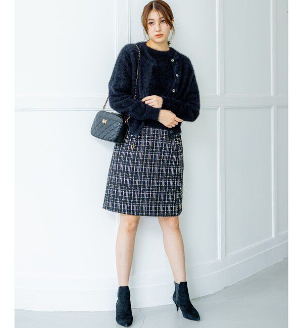 組曲「ナイロンファー カーディガン」|カーディガン|