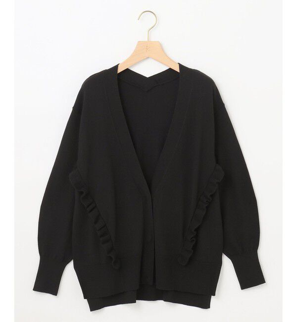 組曲「【WEB限定】サイドフリルカーディガン」|カーディガン|