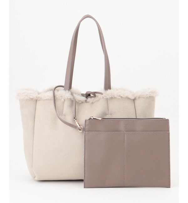 自由区「ムートンリバーシブルトート バッグ」|トートバッグ|