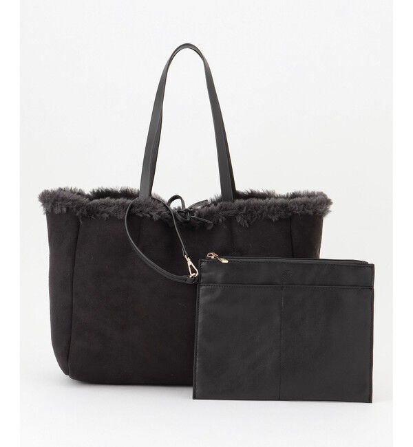 自由区「ムートンリバーシブルトート バッグ」|トートバッグ|