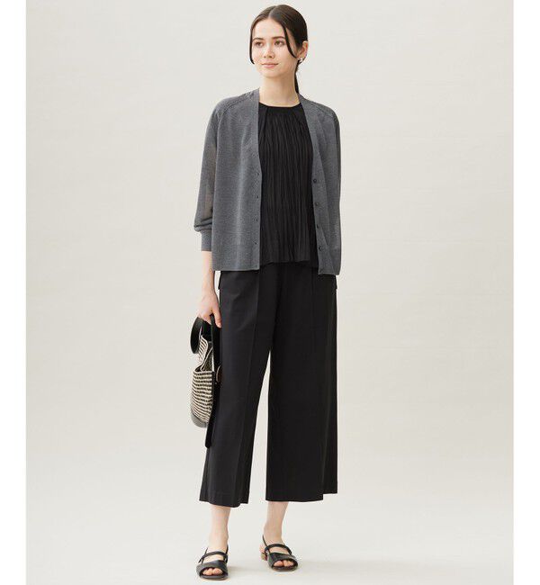 自由区「【洗える】ブライトシアー カーディガン」|カーディガン|