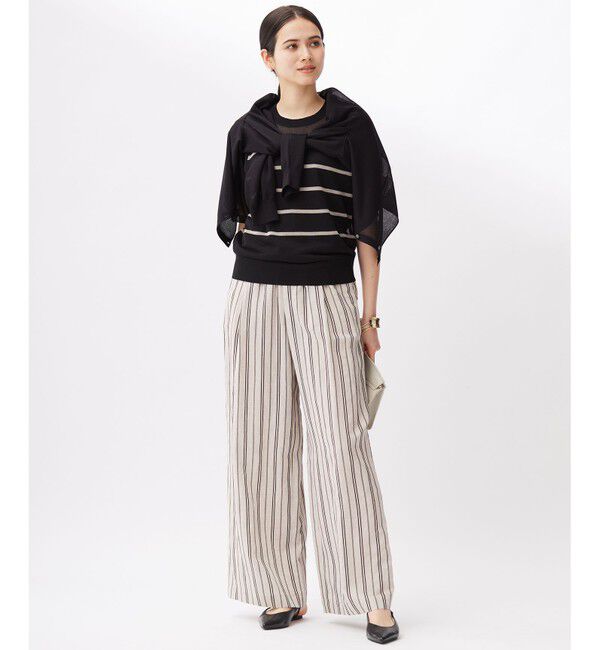 自由区「【洗える】ブライトシアー カーディガン」|カーディガン|