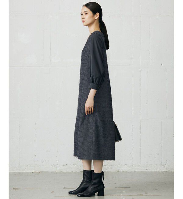 自由区「【カタログ掲載】ループカットジャカード ワンピース」|ワンピース|