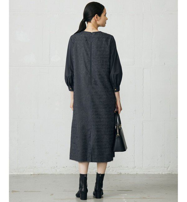 自由区「【カタログ掲載】ループカットジャカード ワンピース」|ワンピース|