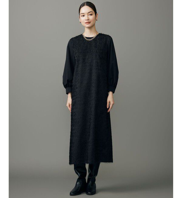 自由区「【カタログ掲載】ループカットジャカード ワンピース」|ワンピース|