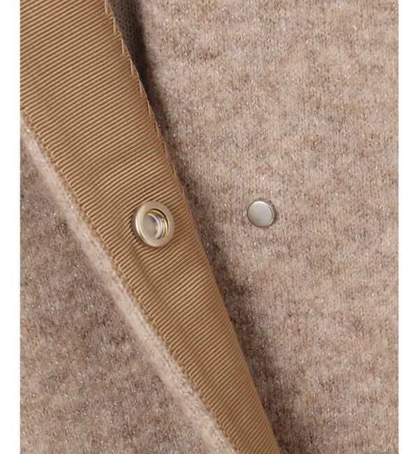 自由区「ラメブークレ アウター」|カーディガン|