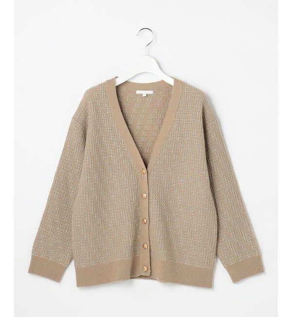 自由区「【SHIHOさん着用】ラメツイード カーディガン」|カーディガン|