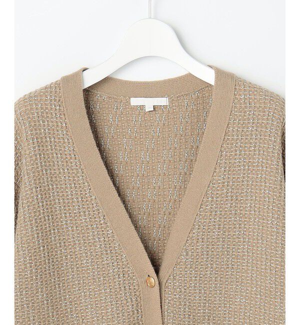 自由区「【SHIHOさん着用】ラメツイード カーディガン」|カーディガン|