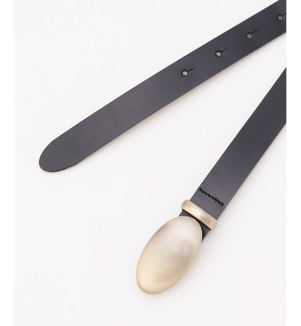 自由区「オーバルガラスレザー ベルト」|ベルト|