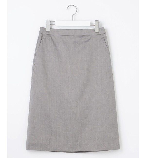 23区「【洗える/セットアップ対応】グロッシーコットンシャンブレー タイトスカート」|スカート|