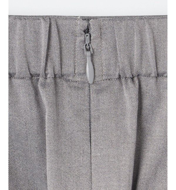 23区「【洗える/セットアップ対応】グロッシーコットンシャンブレー タイトスカート」|スカート|