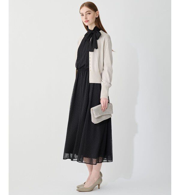 23区「【APPLAUDIR】コンパクト ラメカーディガン」|カーディガン|