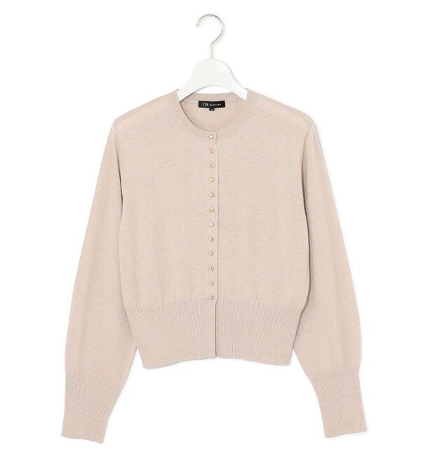 23区「【APPLAUDIR】コンパクト ラメカーディガン」|カーディガン|