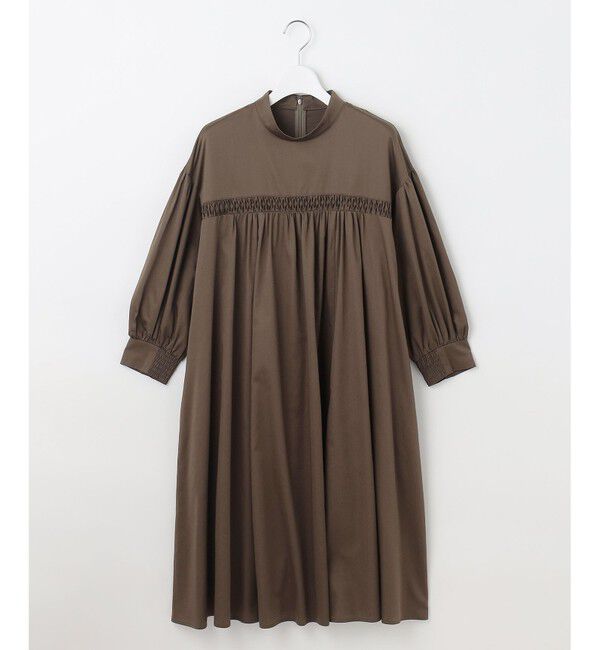 23区「【SLOW/一部店舗限定】ウォッシュドコットンサテン ワンピース」|ワンピース|