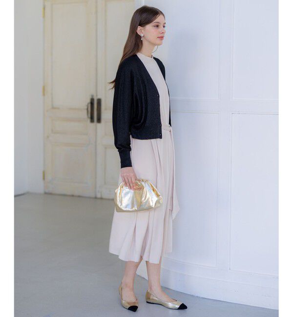 23区「【APPLAUDIR】コンパクト ドルマンスリーブ ラメカーディガン」|カーディガン|