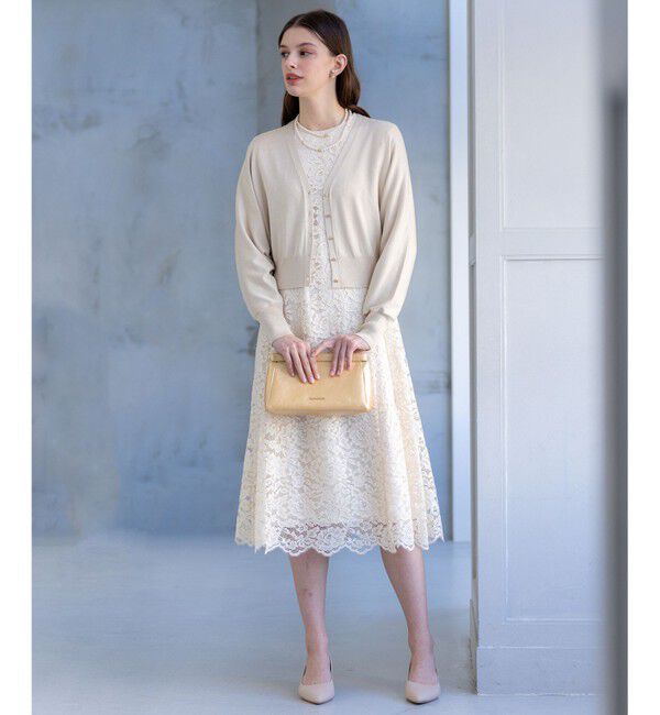 23区「【APPLAUDIR】コンパクト ドルマンスリーブ ラメカーディガン」|カーディガン|