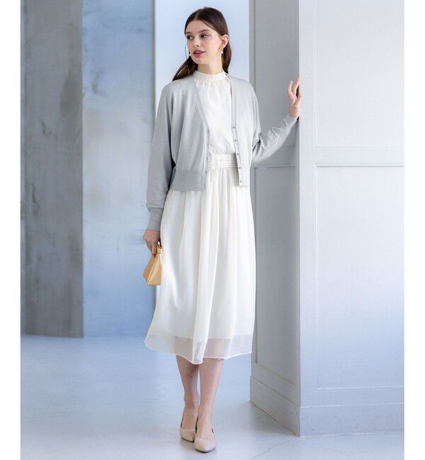 23区「【APPLAUDIR】コンパクト ドルマンスリーブ ラメカーディガン」|カーディガン|