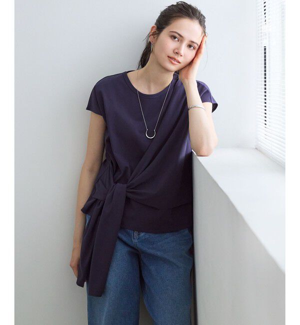 23区「【SLOW/一部店舗限定】LIGHT DENIM バレルワイド パンツ」|デニム|