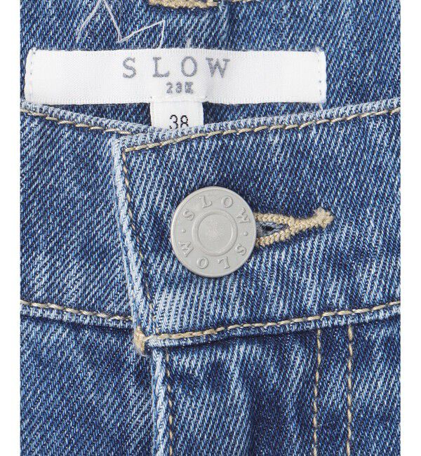 23区「【SLOW/一部店舗限定】LIGHT DENIM バレルワイド パンツ」|デニム|