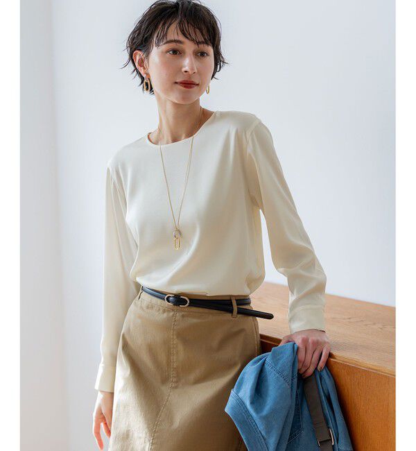 23区「【見上愛さん着用】オーバルバックル ベルト」|ベルト|