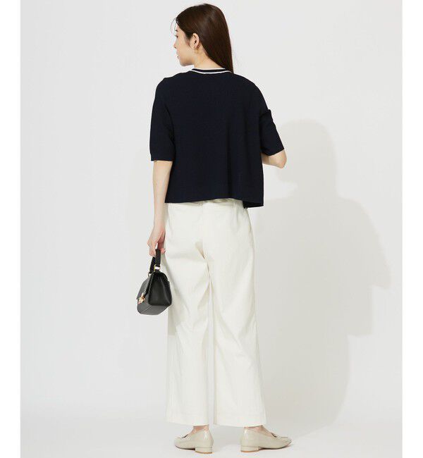 ANY SIS「【UVカット・洗える】リンクスバイカラー カーディガン」|カーディガン|