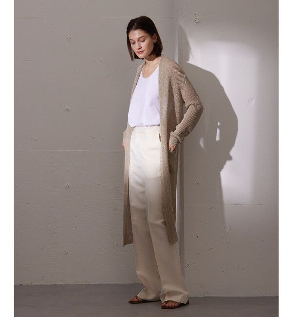 BEIGE,「OPTICAL / ロングカーディガン」|カーディガン|