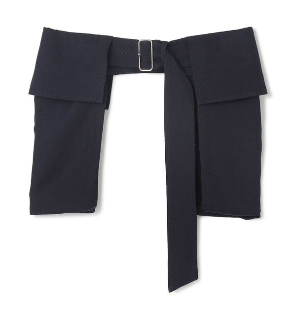 BEIGE,「【洗える】BERNARD / リネンワイドポケット付きラップベルト」|ベルト|