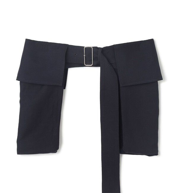 BEIGE,「【洗える】BERNARD / リネンワイドポケット付きラップベルト」|ベルト|