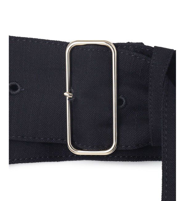 BEIGE,「【洗える】BERNARD / リネンワイドポケット付きラップベルト」|ベルト|