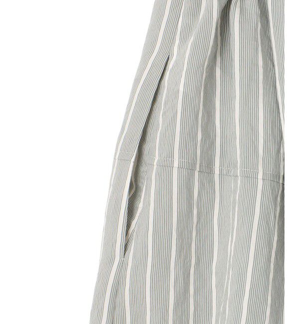 BEIGE,「【洗える】FREESIA / イージーウエストストライプフレアスカート」|スカート|