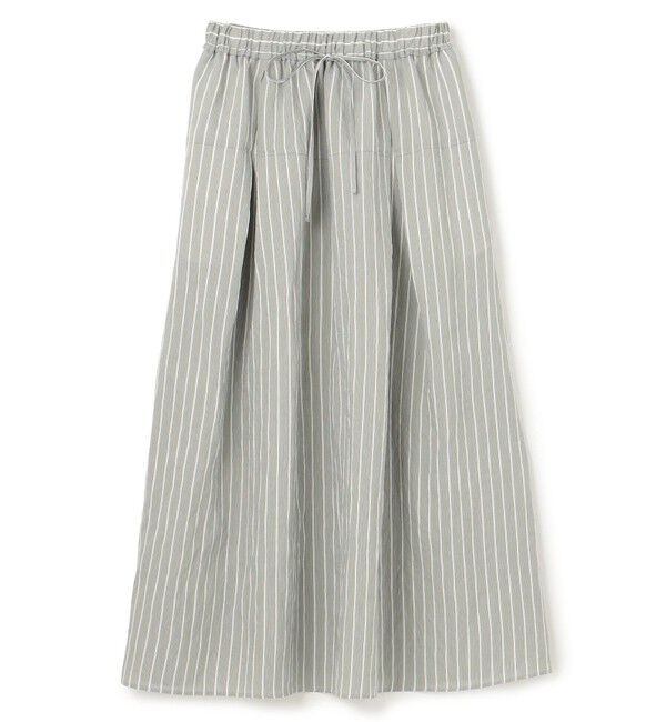 BEIGE,「【洗える】FREESIA / イージーウエストストライプフレアスカート」|スカート|