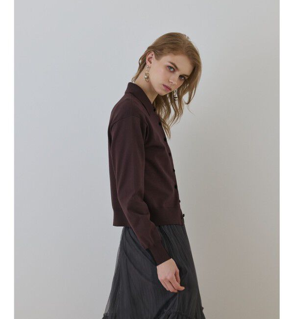 Diagram「バイカラーロゴニットカーディガン」|カーディガン|